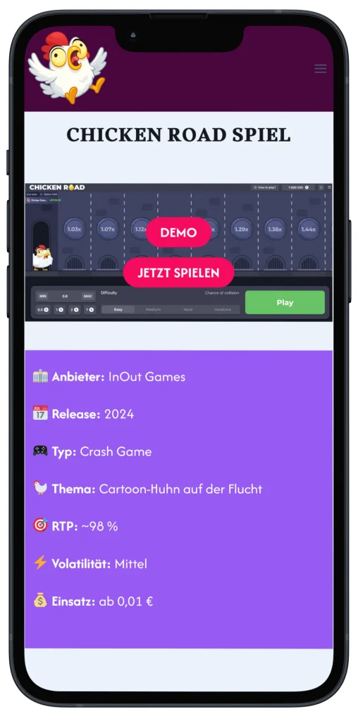 Chicken Road Spiel App
